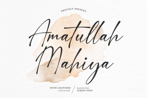Amatullah Mahiya Font Review