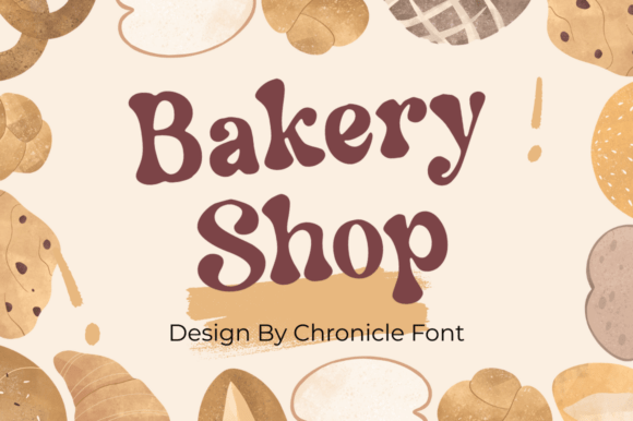 Bakery Shop Font: A Vintage Display Type