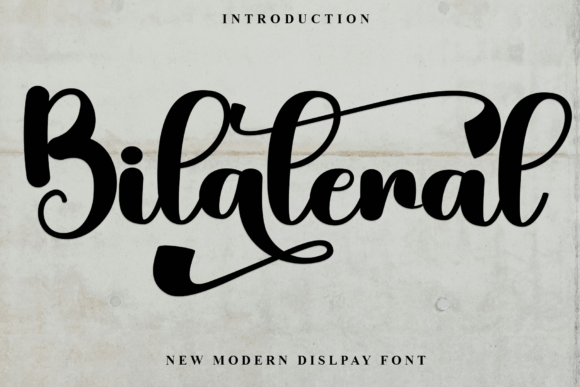 Bilateral: A Festive Script Font for Editorial Design