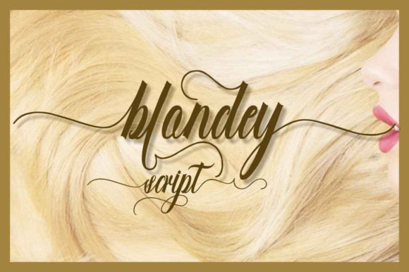 Blondey Script Brings Warmth to Your Brand Identity