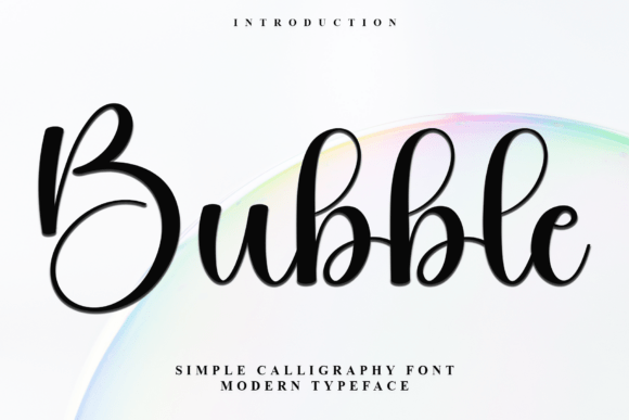 Bubble Font for Creative Branding