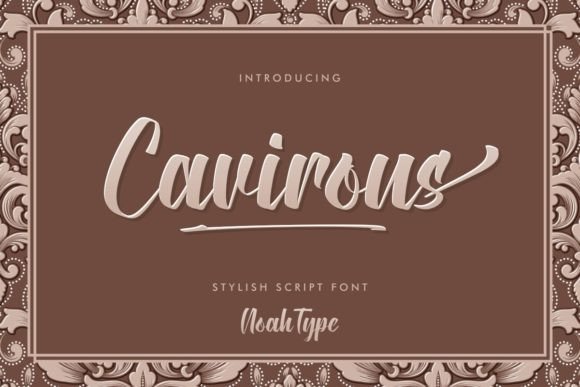 Cavirous: A Classic Script Font for Editorial Design