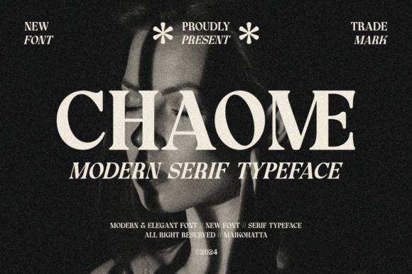 Chaome: A Refined Serif Font for Thoughtful Editorial Design