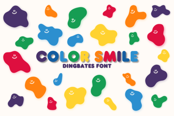 Color Smile Font for Joyful Campaigns