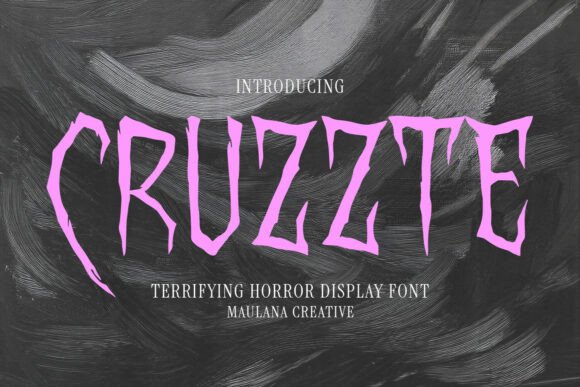 Cruzzte Font for Spooky Campaigns