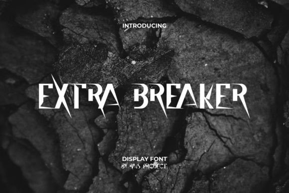 Extra Breaker: A Display Font for Editorial and Brand Identity