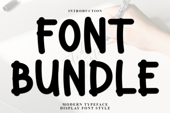 Font Bundle: A Bold, Rounded Display Font