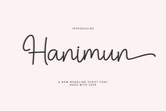 Hanimun Font: Elegant Script for Creative Makers