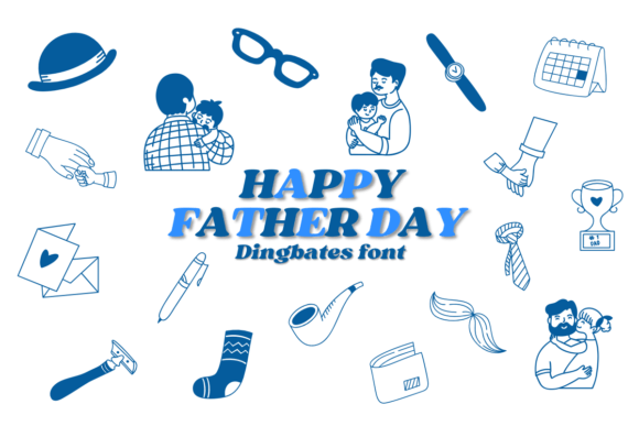 Happy Father Day Font
