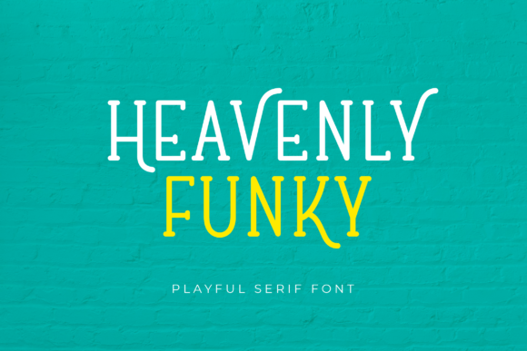 Heavenly Funky: A Playful Serif Font for Creative Projects