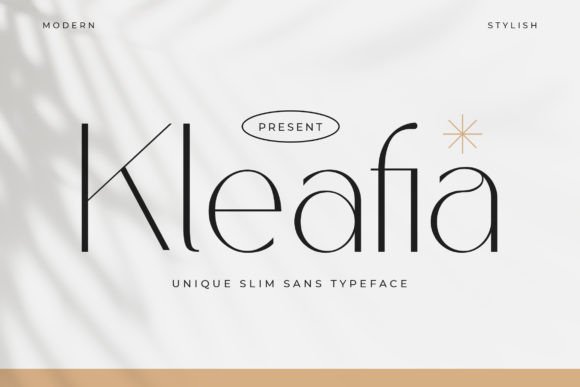 Kleafia Font for Modern Campaigns