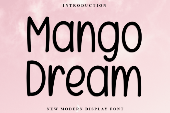 Mango Dream Font for Editorial Design