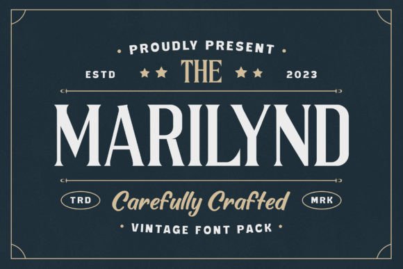 Marilynd: Vintage Font for Modern Campaigns