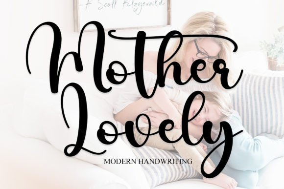 Mother Lovely: A Festive Script Font for Small Business Branding