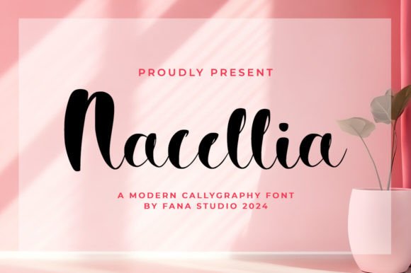 Nacellia: A Handwritten Script Font for Editorial Design