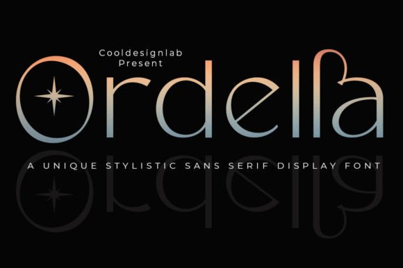 Ordella: A Modern Sans Serif Font