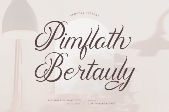 Pimfloth Bartauly Script Font for Elegant Web Design