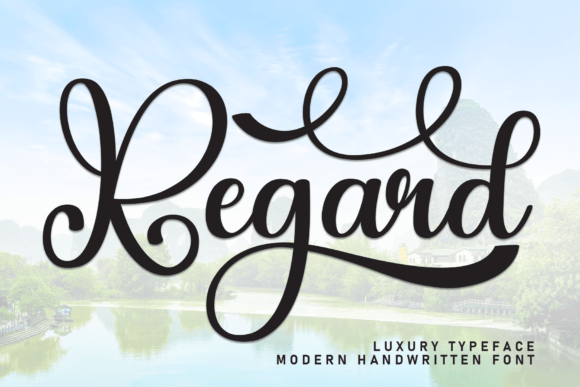 Regard: The Handwritten Font for Engaging Visual Content