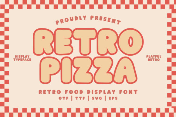 Retro Pizza Regular Font