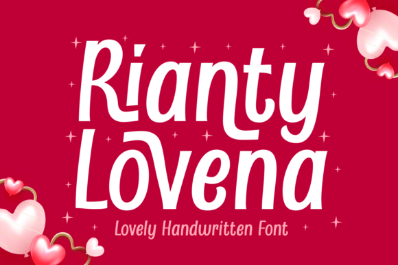 Rianty Lovena: A Handwritten Typeface for Handmade Product Design