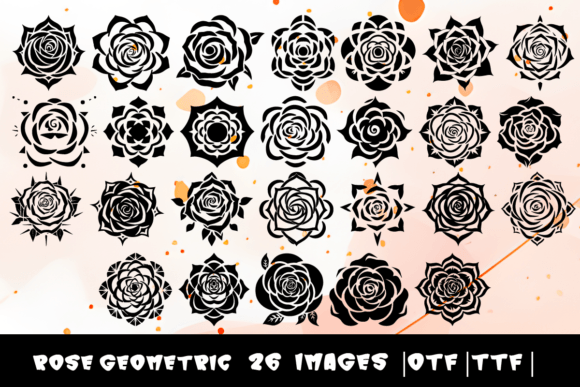 Rose Geometric Font for Bold Branding