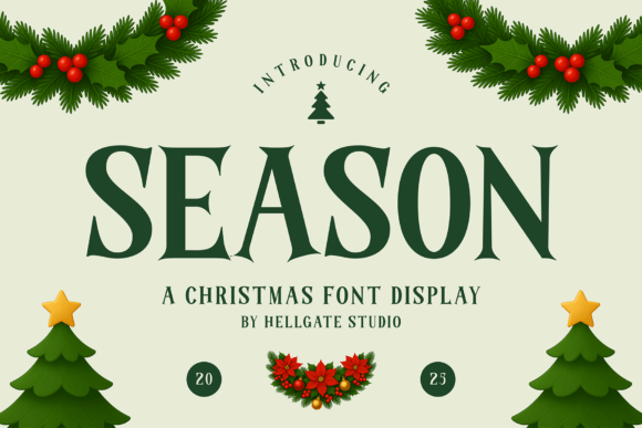 Season Font for Holiday Branding