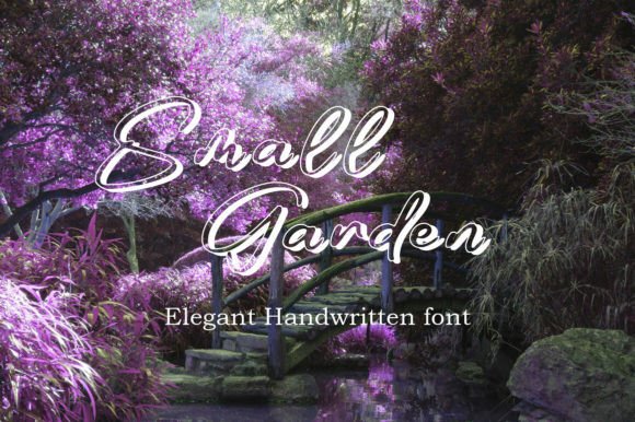 Small Garden Script Font for Elegant Branding and Digital Content