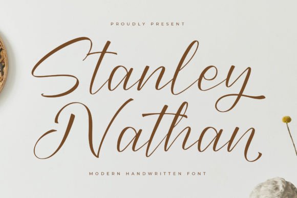 Stanley Nathan: A Luxury Script Font for Modern Branding Projects