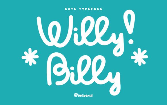 Willybilly: A Whimsical Script Typeface for Professionals